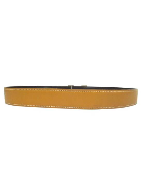 Hermes Constance Hmartelee Giboshi Reversible Belt 80 Brown Beige Silver main image 6